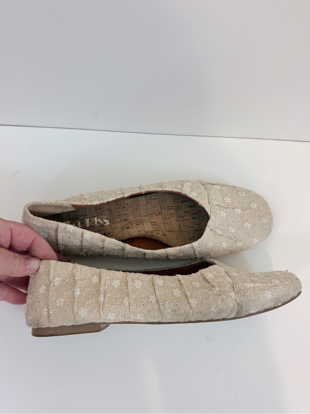 Korks fabric flats sz 9.5 - Picture 8 of 9